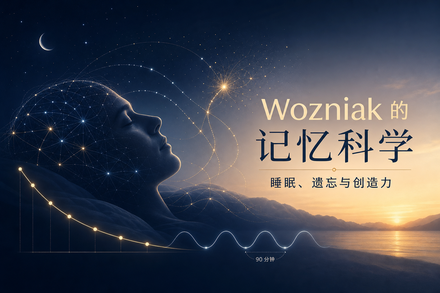 Wozniak 的记忆科学：睡眠、遗忘与创造力 · 封面