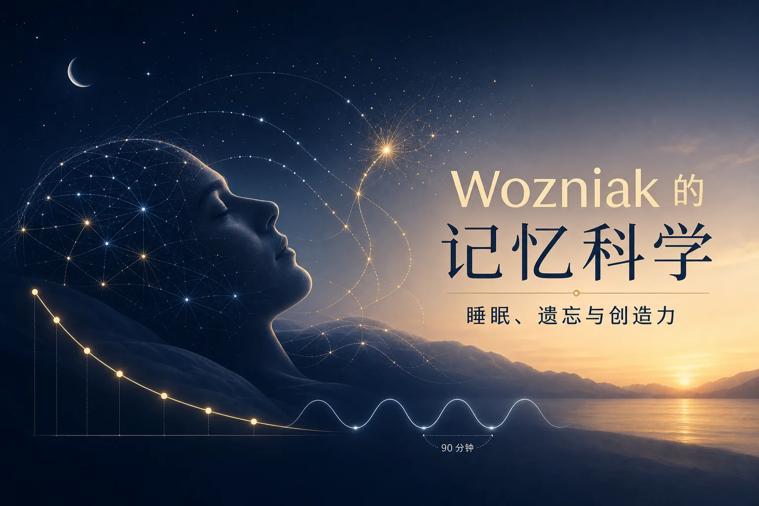 Wozniak 的记忆科学：睡眠、遗忘与创造力 · 封面